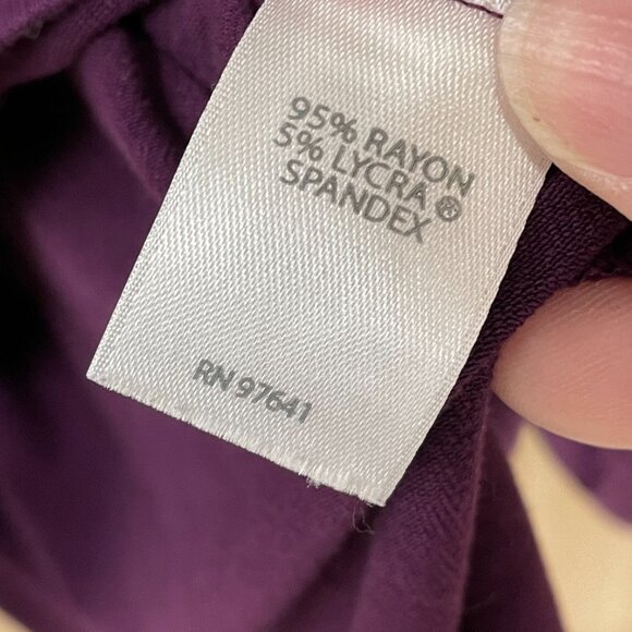 J. Jill Purple Tunic Top Size 2X - Picture 5 of 5